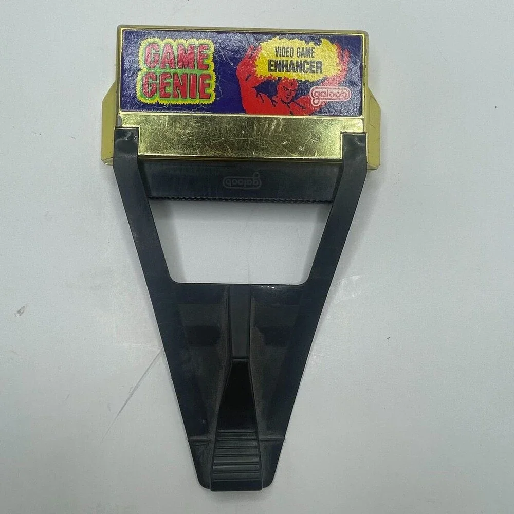 OEM Gold Galoob Nintendo Game Genie Video Game Enhancer NES Controller 7350